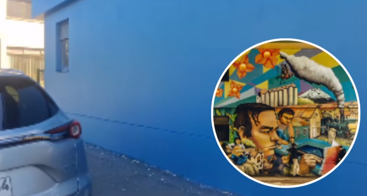 Concejal de Lautaro denuncia retroceso cultural tras eliminación de mural de Jorge Teillier