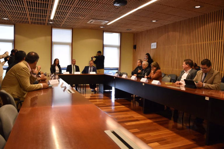 Delegados Ljubetic y Manoli sostienen primera reunión de trabajo con alcaldes de Malleco