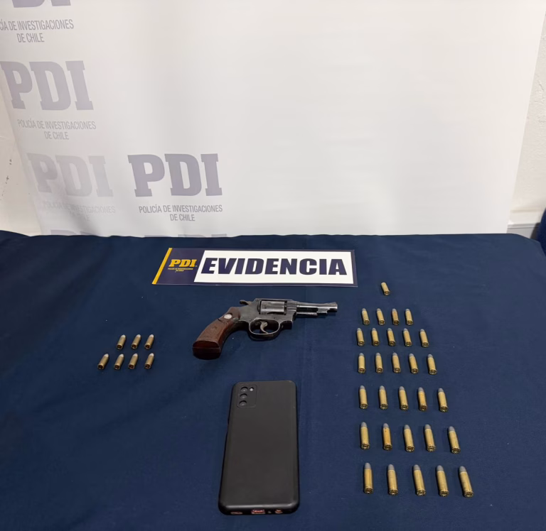 En Purén: PDI detiene a sujeto por delito de amenazas y tenencia ilegal de armas