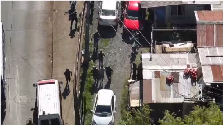 Carabineros detiene a sospechosos de brutal ataque en Temuco: víctima quedó en riesgo vital y drones municipales apoyaron operativo