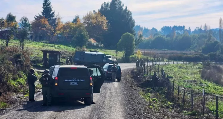 Allanan comunidad de Temucuicui tras ataque a balazos contra Carabineros en Ercilla