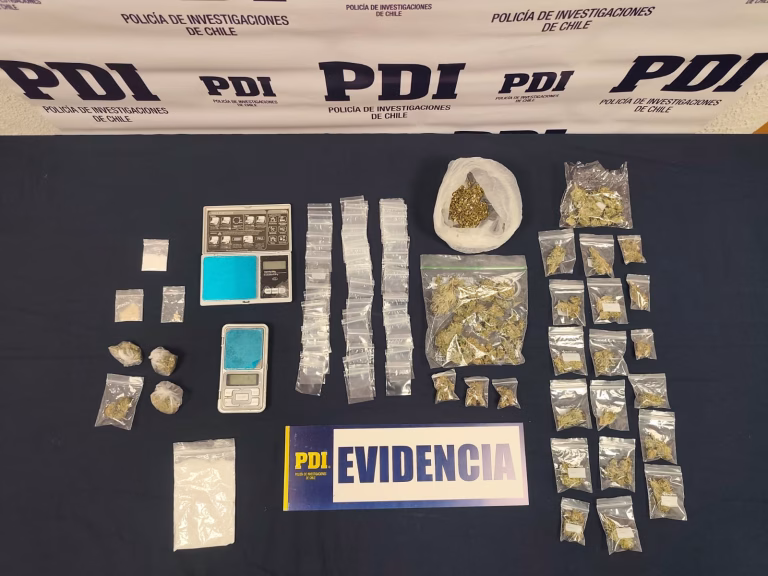 Operativo de la PDI en Lautaro deja un detenido y más de 90 gramos de droga incautados