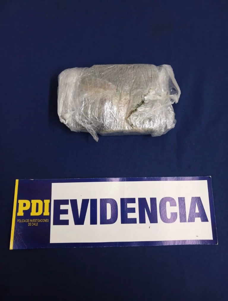 PDI detiene a sujeto con más de 600 gramos de cocaína que serían comercializados en Temuco