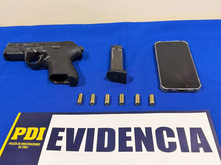 PDI desarrolla dos procedimientos por infracción a la Ley de Armas en Angol y Renaico