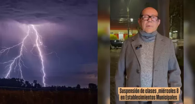 Villarrica suspende clases en establecimientos municipales por intenso sistema frontal