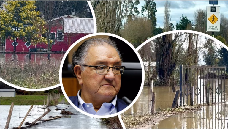 Senador Huenchumilla oficiará al MOP por emergencia climática en Ragñintuleufu: familias aisladas, viviendas inundadas y caminos cortados