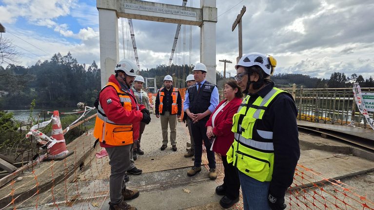 MOP anuncia para noviembre la entrega del puente Eduardo Frei Montalva de Carahue
