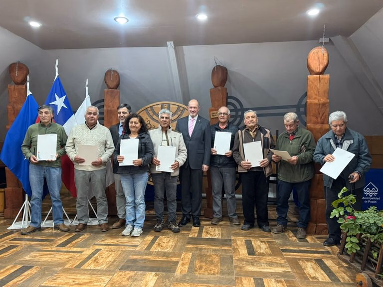 Gobierno entrega apoyo social a 23 pequeños emprendedores afectados por sistema frontal en Pucón