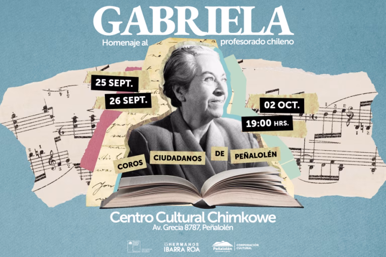 Musical ciudadano sobre Gabriela Mistral reunirá a más de 70 personas en Peñalolén