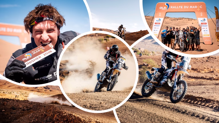 Bruno Bozzo debuta con podio y termina como mejor chileno en Rally2 en Marruecos